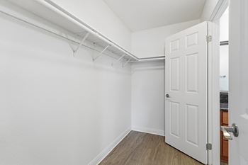 Generous closet space*